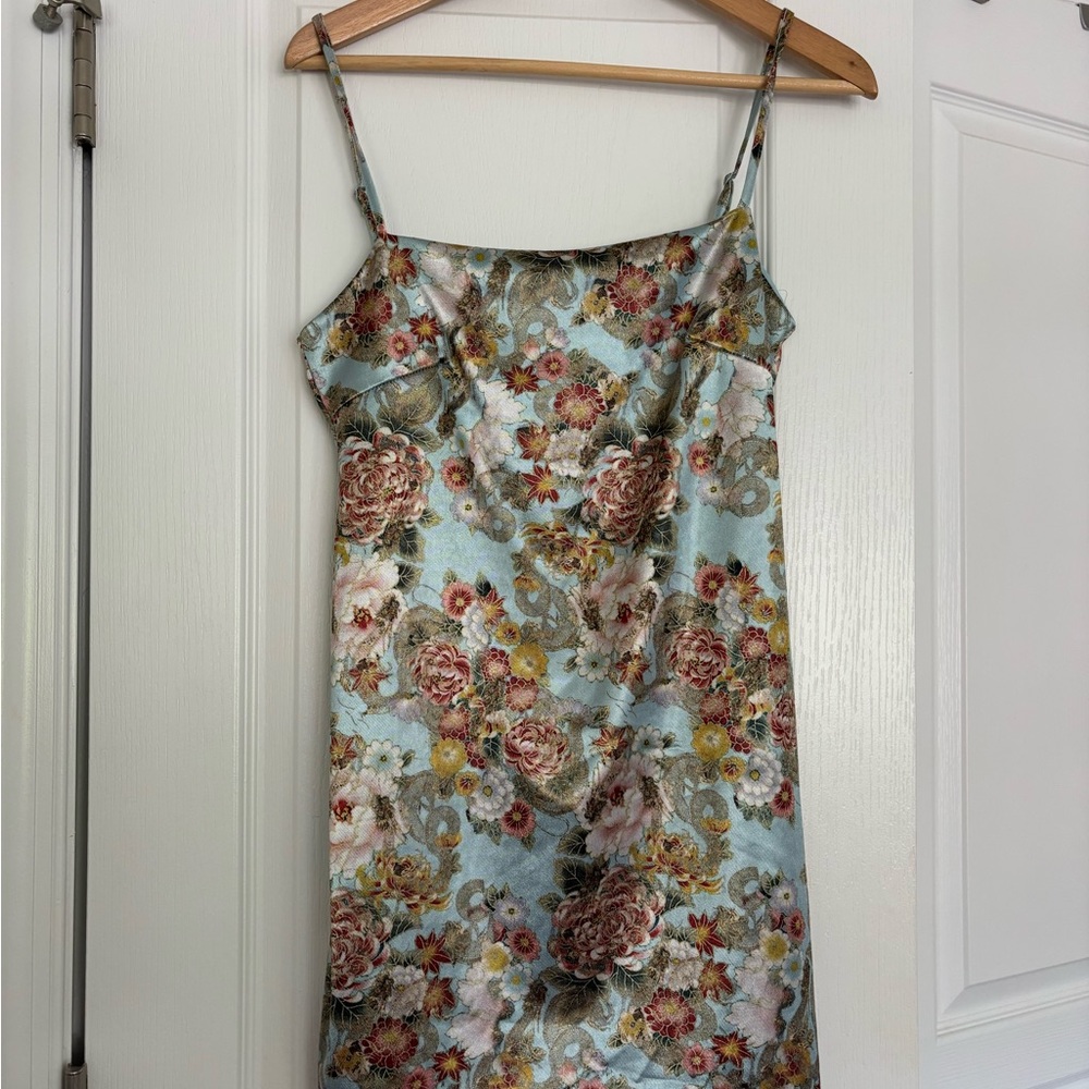 UO Floral Blue Dress